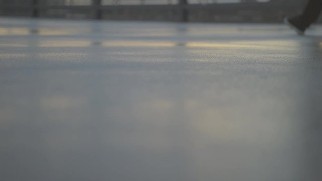 Young Girl dances making 360 turning hip hop in front of a sunset, waving her hair
