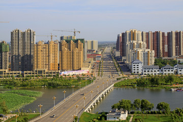 Fototapeta premium City Scenery in north china