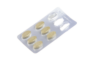 sealed packaging drug tablet