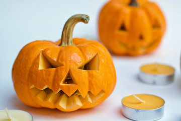 Halloween pumpkin head jack funny holiday season