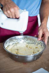chef making cake