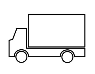 トラック(線画)