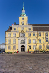Baroque castle on the central square of Oldenburg, Germany