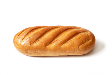 Isolated fresh white bread