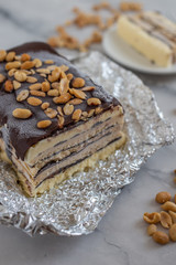 Schokoladen Erdnussbutter Semifreddo