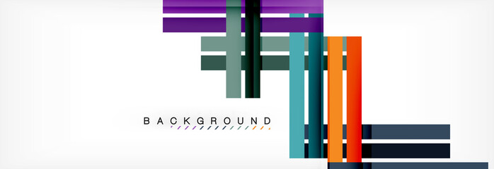 Minimal line design abstract background