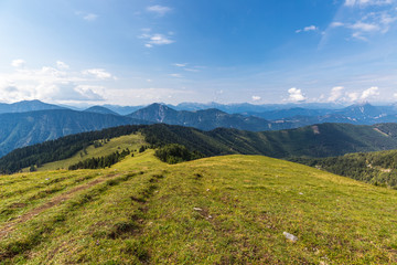 Hiking From Lake Weissensee To Mt. Latschur 2.336m In Carinthia Austria