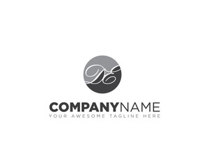 Obraz premium logogram initial 