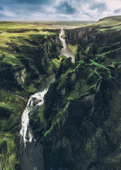 Icelandic green hills and panoramas