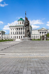 Obraz premium Monument to Prince Vladimir the Great in Moscow