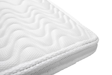 Edge and corner of comfortable mattress
