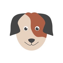 Obraz premium Dog logo, Dog icon, Face dog sign