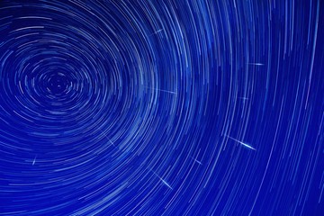 Star trails and shooting stars - Perseids