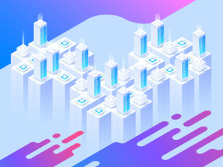 Hosting services, data center, server server room