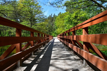 The bridge over the Piasnica