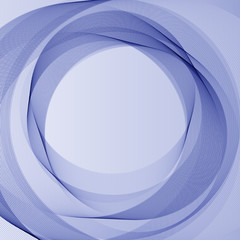 Abstract light blue vortex text presentation layout