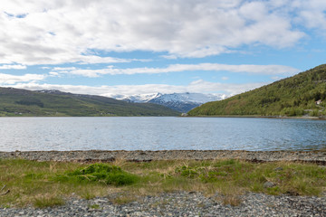 Fototapeta na wymiar Ufer View Norwegen