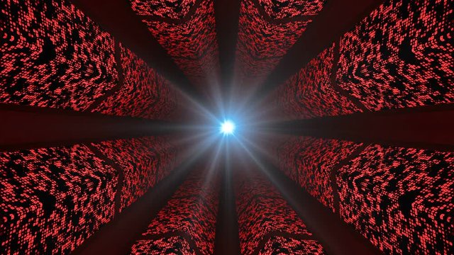 Digital Tunnel Background Seamless Loop
