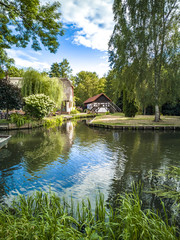 Häuser am Spreewald Kanal
