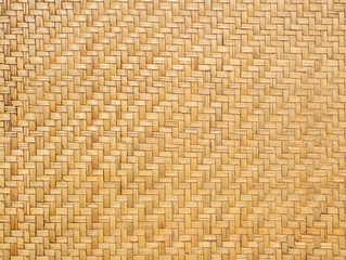 Close up image of traditional wicker surface texture pattern for use as background, handcraft weave for funiture material