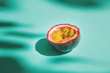 Passion fruit with shadow - 218598375
