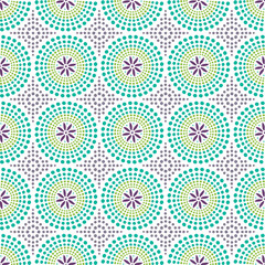 Colorful african shweshwe pattern
