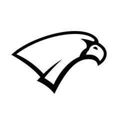 Eagle head sign. Design element for sport team logo, emblem, badge, mascot.