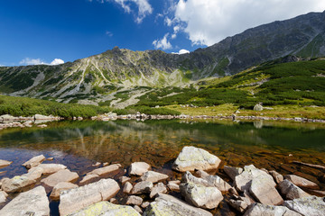 High Tatra mountain, Maly Staw lake