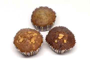 Banana cup cake , bael cup cake and longan cup cake