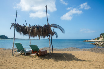 Vatsa bay and beach, island Kefalonia, Greece