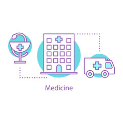 Healthcare service concept icon