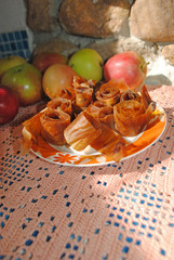 selber gemachtes Apfelleder