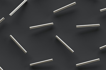 Abstract 3d rendering of geometric background , Modern striped minimalistic design for poster, cover, branding, banner, placard.