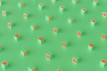 Abstract 3d rendering of geometric background , Modern striped minimalistic design for poster, cover, branding, banner, placard.