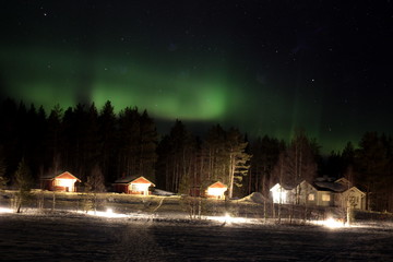 Northern lights in finland