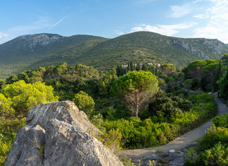 Fototapeta na wymiar Beautiful landscape in Croatia.