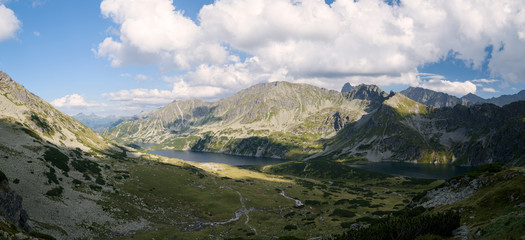 The Valley of Five Lakes in the High Tatra in Poland,