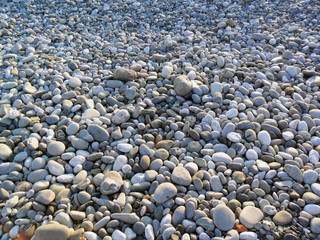 Pebbles on the beach