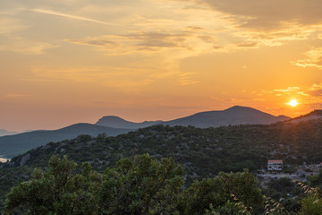 Beautiful landscape in Croatia.