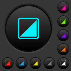 Invert object dark push buttons with color icons
