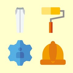 human icons set. comfortable, cloth, people person and new graphic works