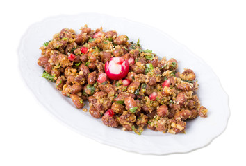 Delicious georgian appetizer from red beans.