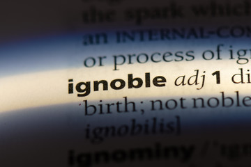 ignoble
