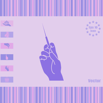  syringe vector icon