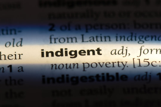 indigent