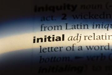 initial