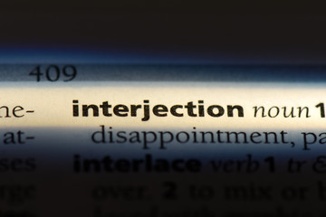 interjection