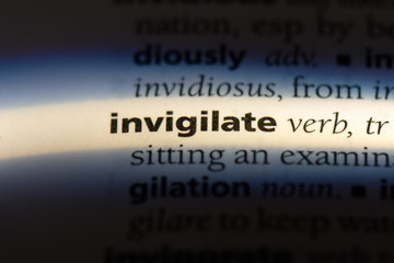 invigilate