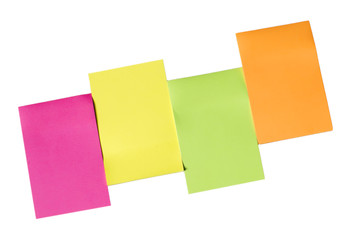 Bright colorful paper close-up