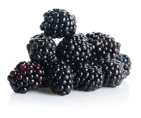 Ripe blackberries
